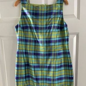 EUC Jones New York Plaid Dress. Size 14